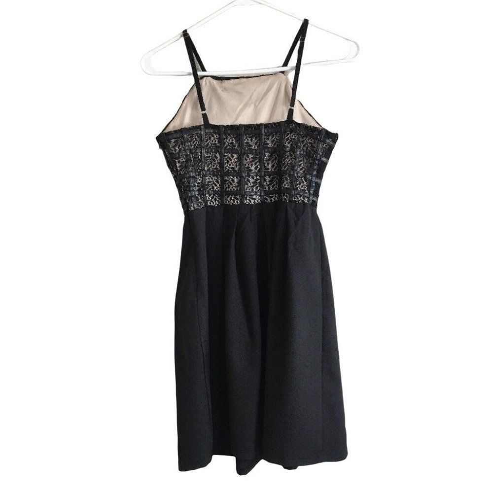 Missguided Skater Dress Size 2 US XS 9799 Black - Picture 4 of 8